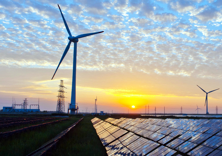 Renewable power feeding into the electricity grid