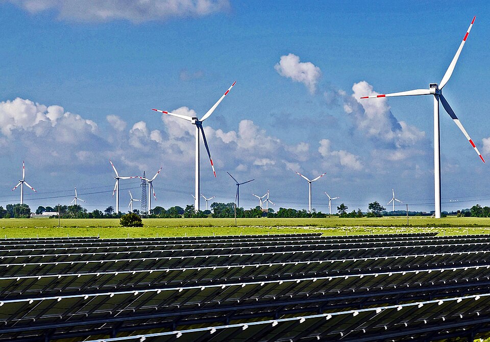 A renewable energy park combining multiple technologies
