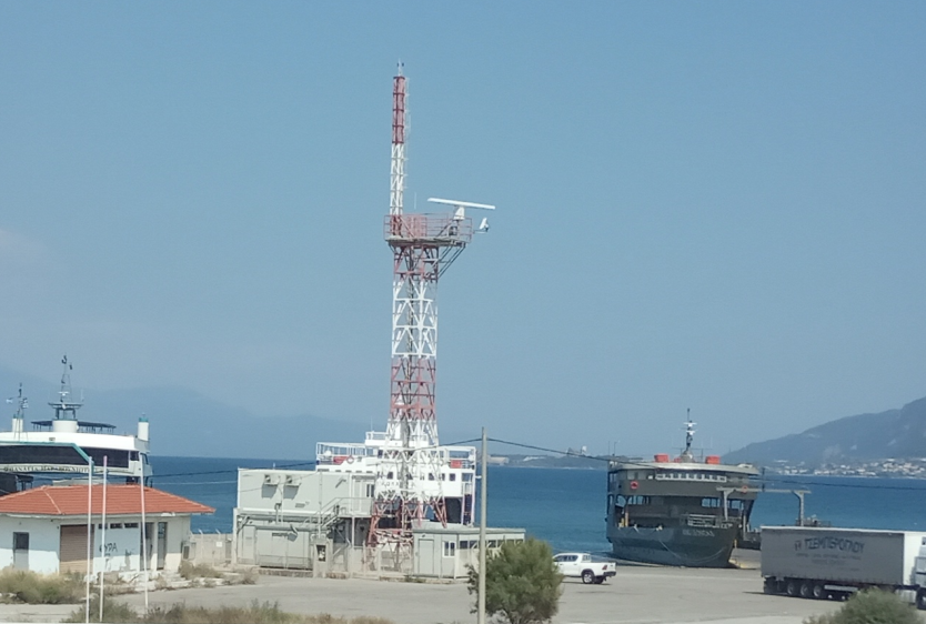Regional traffic service sensor station monitoring road conditions
